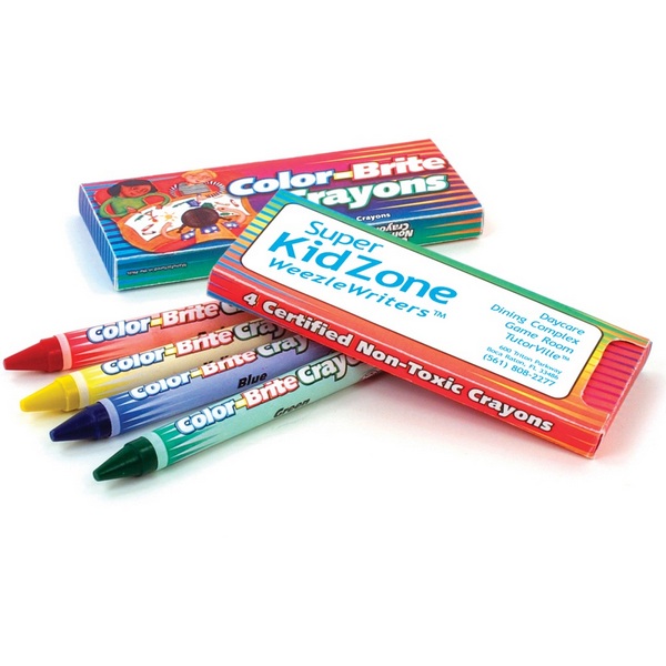 SA01200 Color-Brite Crayons With Custom Imprint